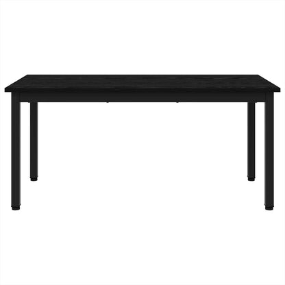 vidaXL Coffee Table Black Oak 100 x 50 x 45 cm Engineered Wood