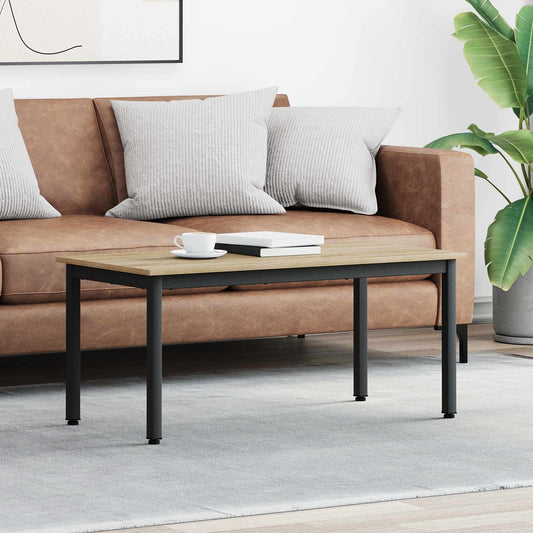 vidaXL Coffee Table Sonoma 100 x 50 x 45 cm Engineered Wood