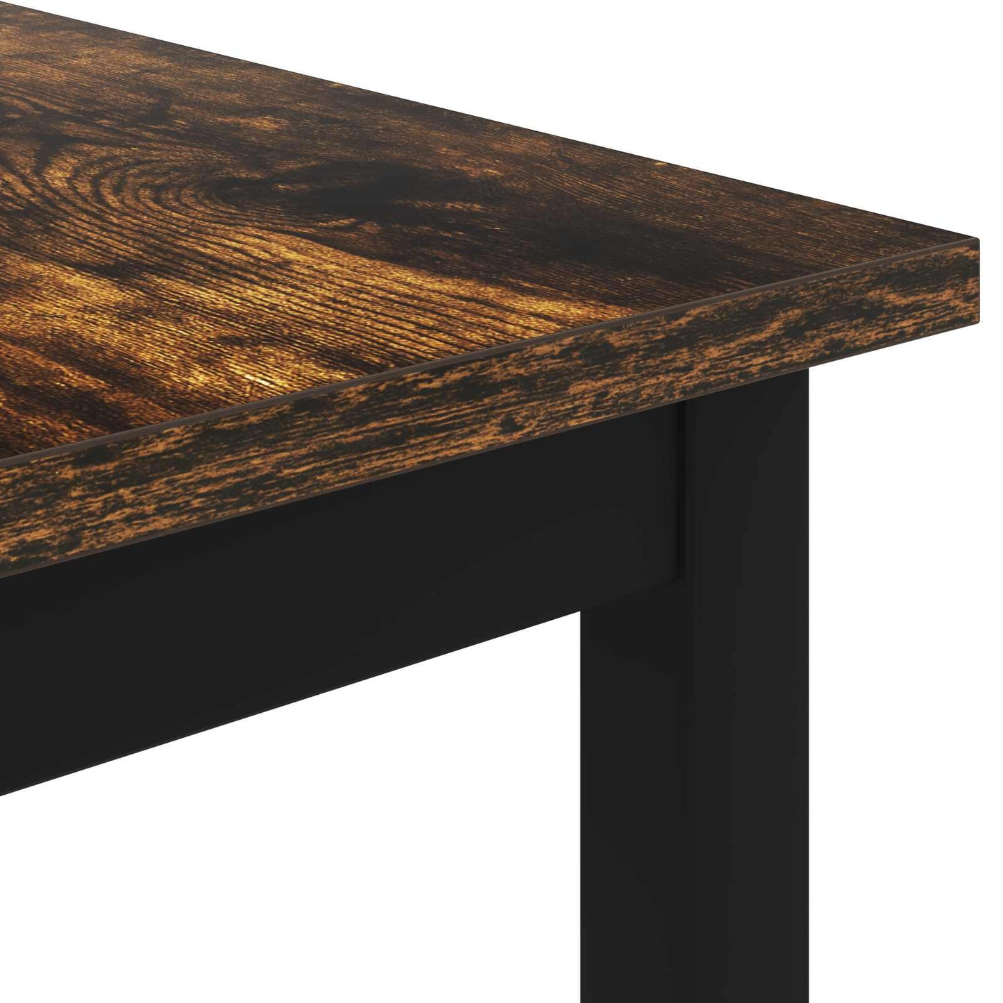 vidaXL Coffee Table Smoke Oak 100 x 50 x 45 cm Engineered Wood