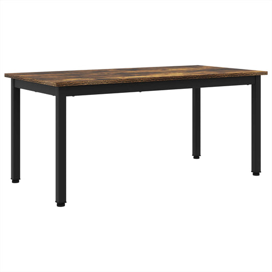 vidaXL Coffee Table Smoke Oak 100 x 50 x 45 cm Engineered Wood