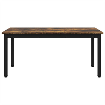 vidaXL Coffee Table Smoke Oak 100 x 50 x 45 cm Engineered Wood