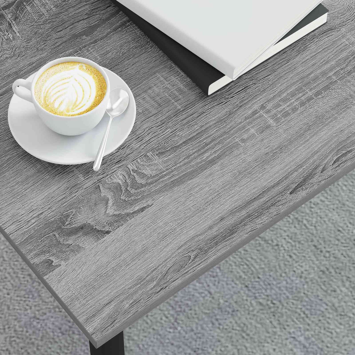 vidaXL Coffee Table Grey Sonoma 100 x 50 x 45 cm Engineered Wood