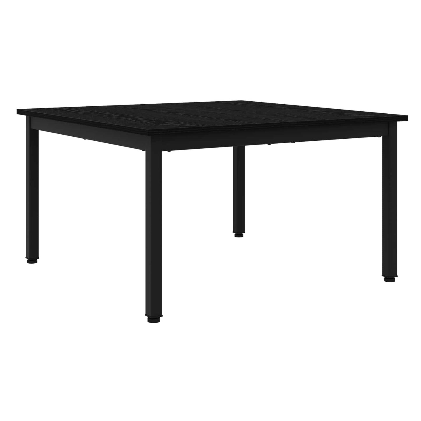 vidaXL Coffee Table Black Oak 80 x 80 x 45 cm Engineered Wood