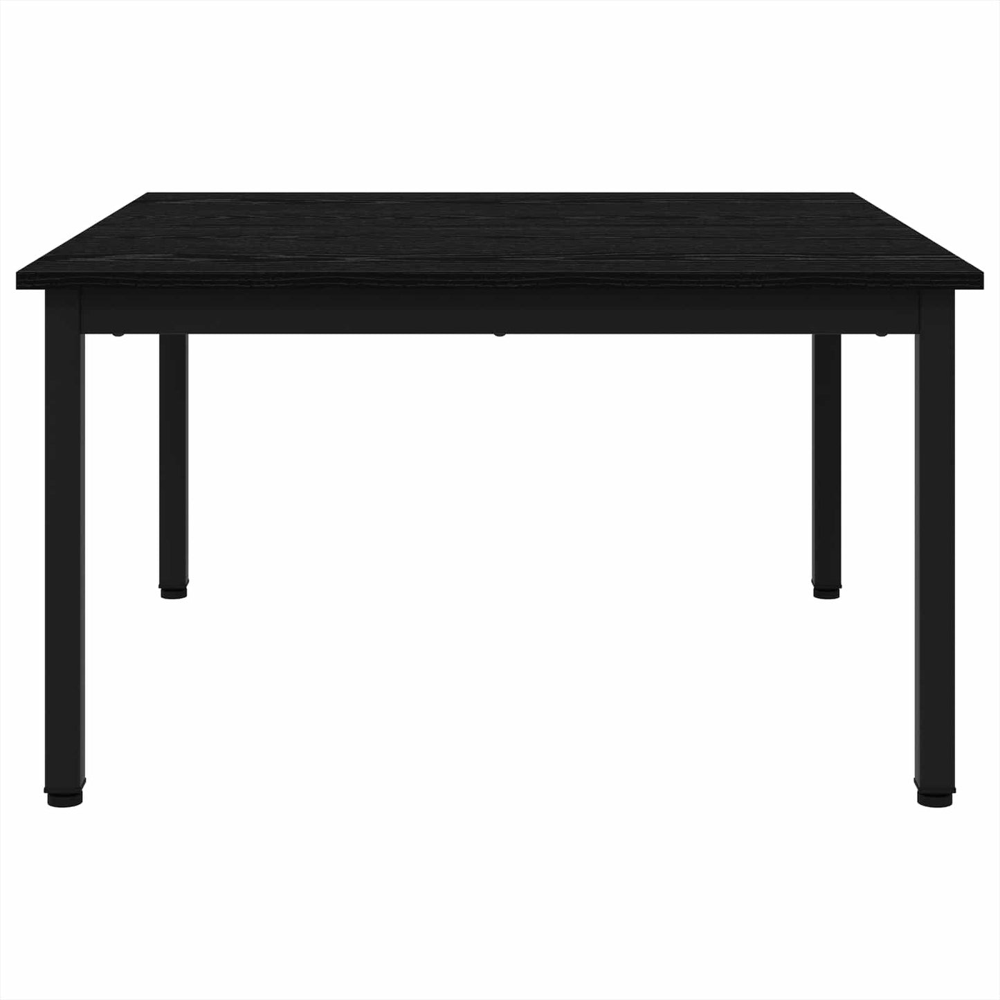 vidaXL Coffee Table Black Oak 80 x 80 x 45 cm Engineered Wood