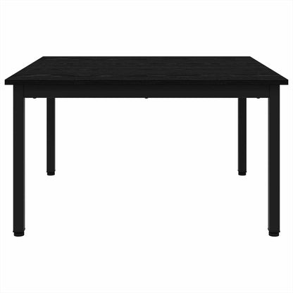 vidaXL Coffee Table Black Oak 80 x 80 x 45 cm Engineered Wood