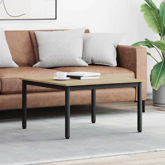 vidaXL Coffee Table Sonoma Oak 80 x 80 x 45 cm Engineered Wood