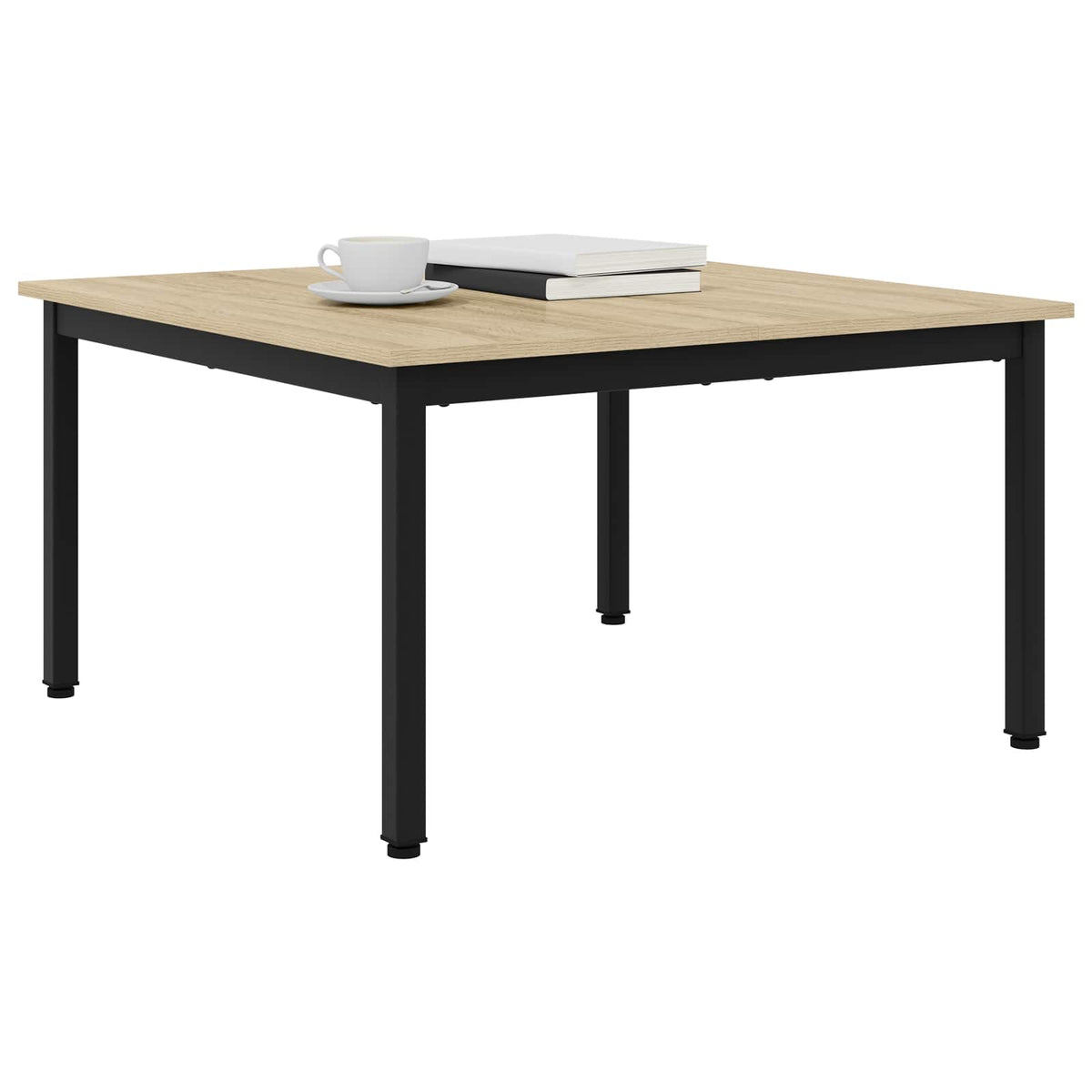 vidaXL Coffee Table Sonoma Oak 80 x 80 x 45 cm Engineered Wood