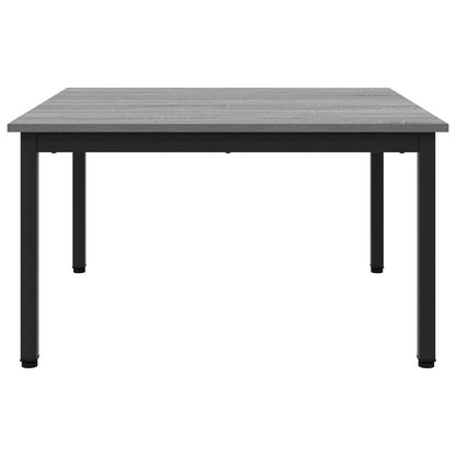vidaXL Coffee Table Grey Sonoma 80 x 80 x 45 cm Engineered Wood