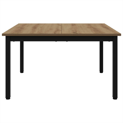 vidaXL Coffee Table Artisian Oak 80 x 80 x 45 cm Engineered Wood