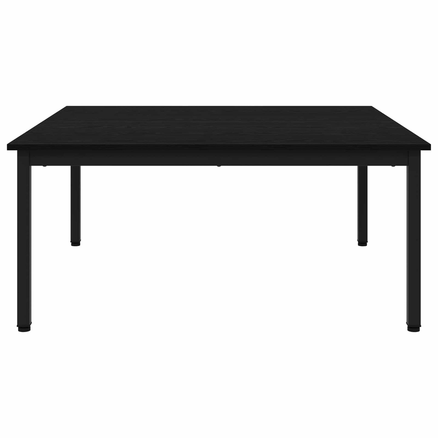 vidaXL Coffee Table Black Oak 100 x 100 x 45 cm Engineered Wood