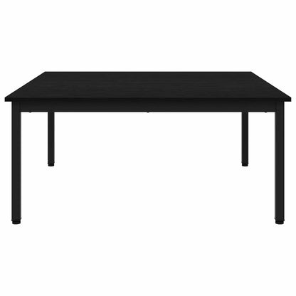 vidaXL Coffee Table Black Oak 100 x 100 x 45 cm Engineered Wood