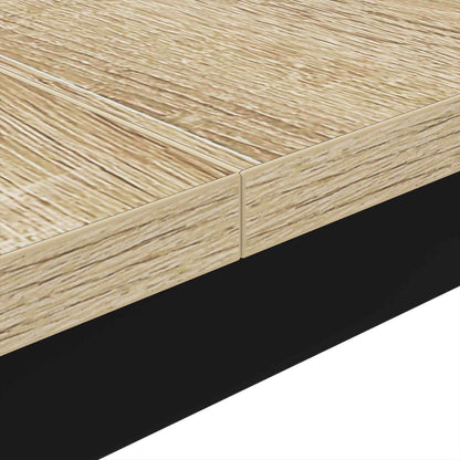 vidaXL Coffee Table Sonoma 100 x 100 x 45 cm Engineered Wood