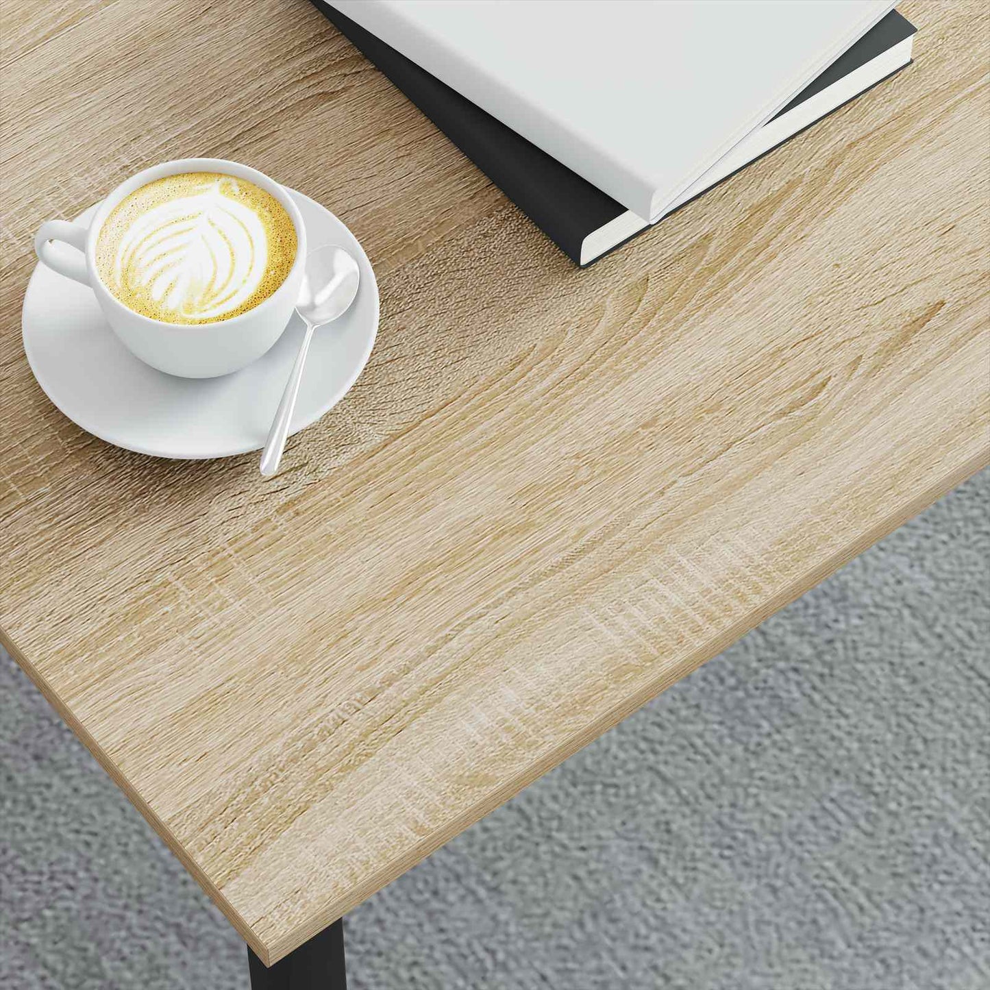 vidaXL Coffee Table Sonoma 100 x 100 x 45 cm Engineered Wood