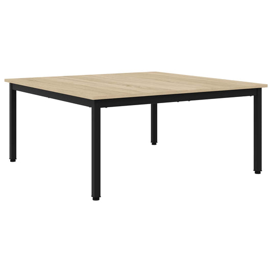 vidaXL Coffee Table Sonoma 100 x 100 x 45 cm Engineered Wood
