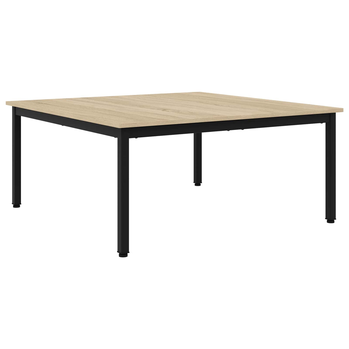 vidaXL Coffee Table Sonoma Oak 100 x 100 x 45 cm Engineered Wood