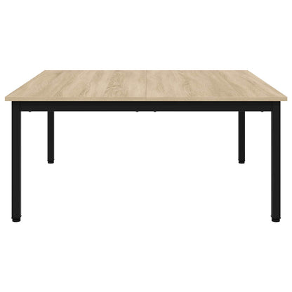 vidaXL Coffee Table Sonoma 100 x 100 x 45 cm Engineered Wood