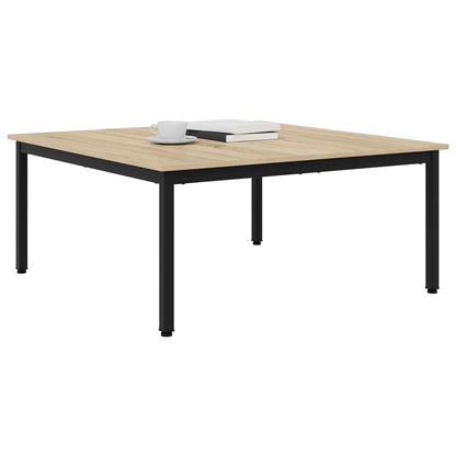 vidaXL Coffee Table Sonoma 100 x 100 x 45 cm Engineered Wood