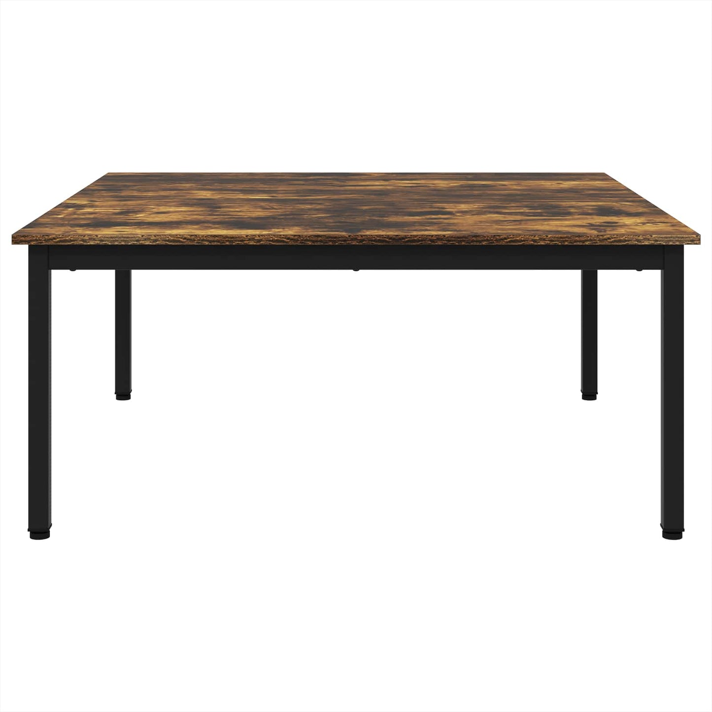 vidaXL Coffee Table Smoke Oak 100 x 100 x 45 cm Engineered Wood
