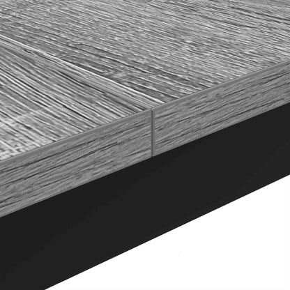 vidaXL Coffee Table Grey Sonoma 100 x 100 x 45 cm Engineered Wood