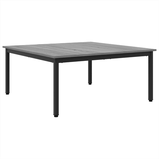 vidaXL Coffee Table Grey Sonoma 100 x 100 x 45 cm Engineered Wood