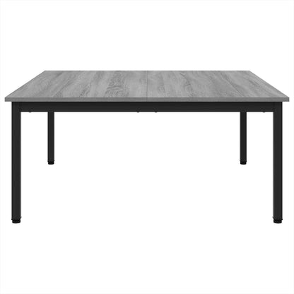 vidaXL Coffee Table Grey Sonoma 100 x 100 x 45 cm Engineered Wood