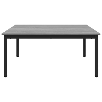 vidaXL Coffee Table Grey Sonoma 100 x 100 x 45 cm Engineered Wood