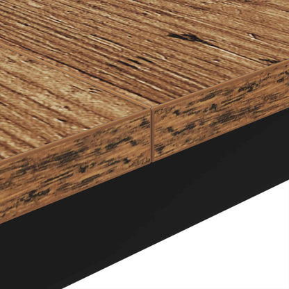 vidaXL Coffee Table Old Wood 100 x 100 x 45 cm Engineered Wood
