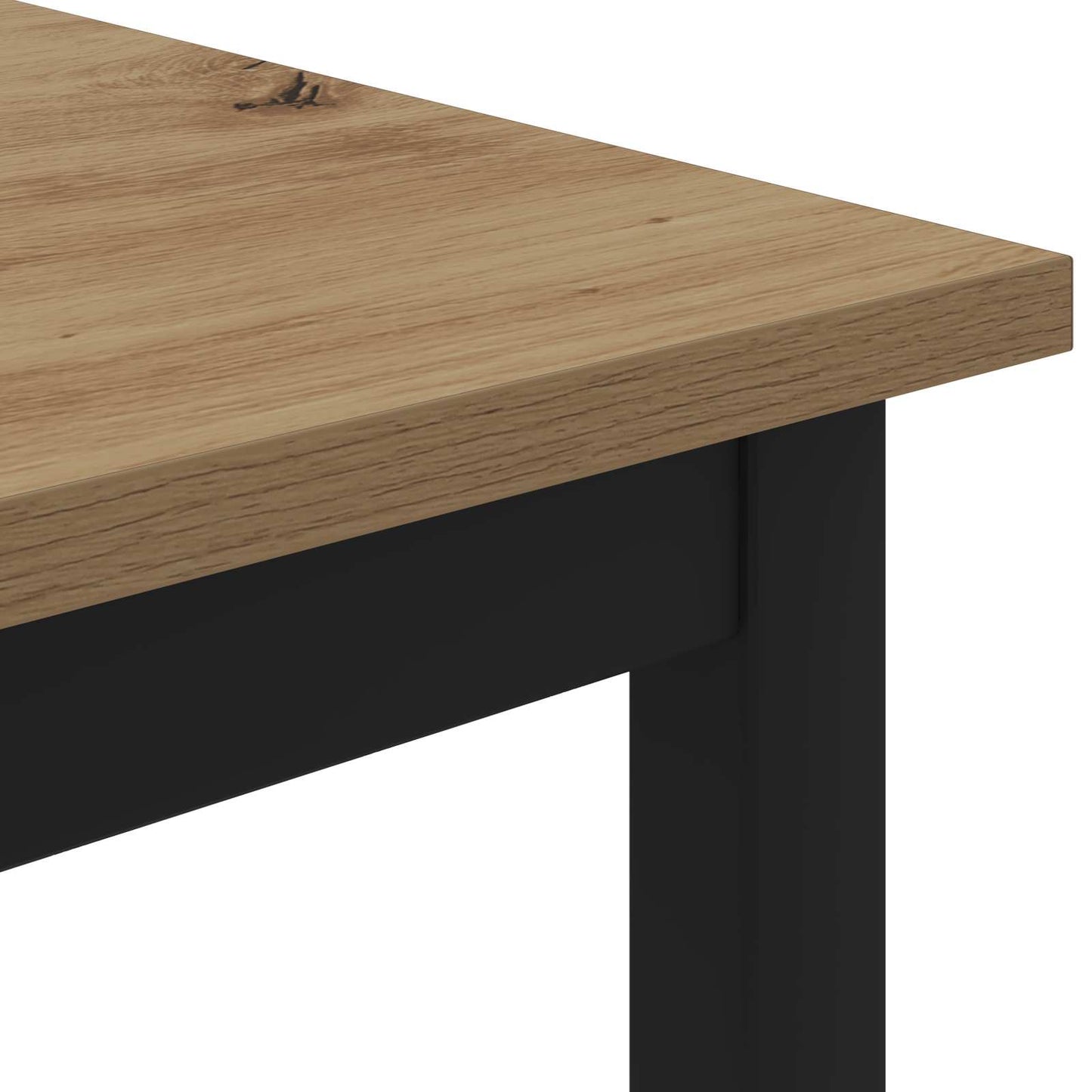 vidaXL Coffee Table Artisian Oak 100 x 100 x 45 cm Engineered Wood