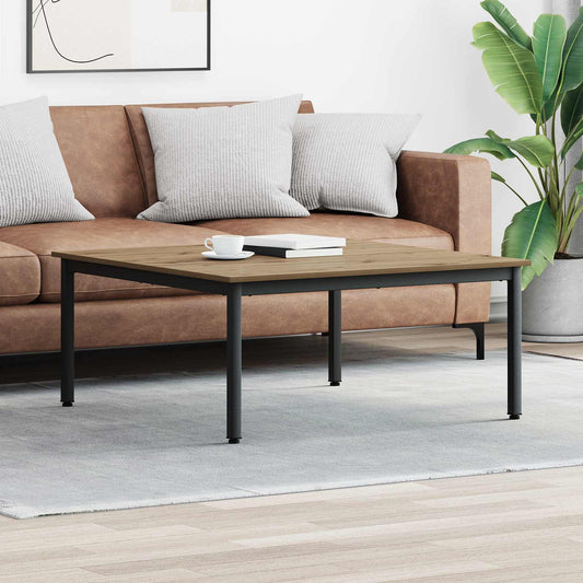 vidaXL Coffee Table Artisian Oak 100 x 100 x 45 cm Engineered Wood