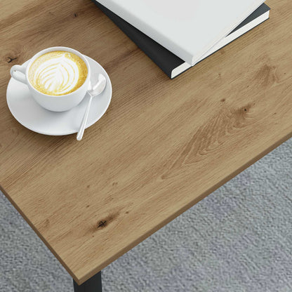 vidaXL Coffee Table Artisian Oak 100 x 100 x 45 cm Engineered Wood