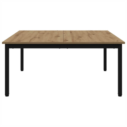 vidaXL Coffee Table Artisian Oak 100 x 100 x 45 cm Engineered Wood