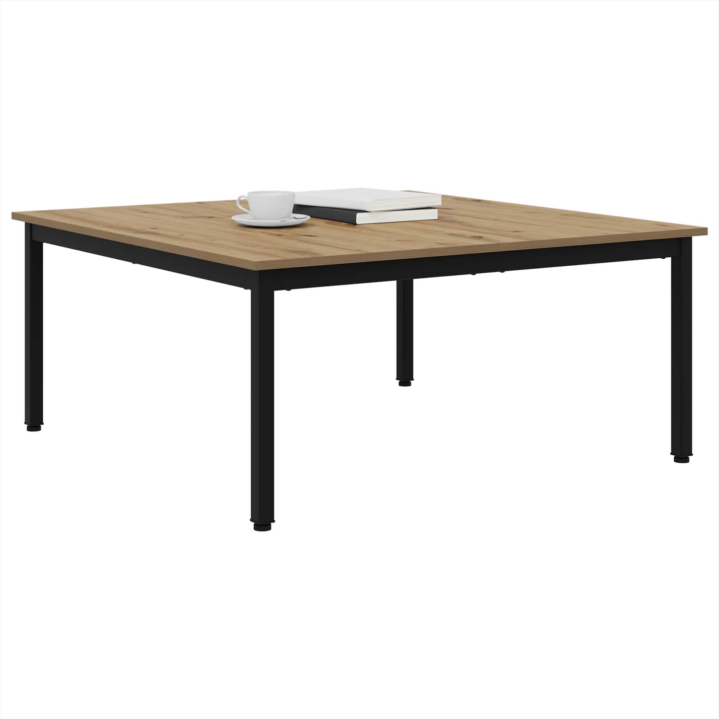 vidaXL Coffee Table Artisian Oak 100 x 100 x 45 cm Engineered Wood