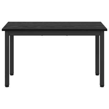 vidaXL Bench Black Oak 80 x 35 x 45 cm Engineered Wood