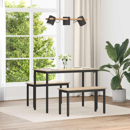 vidaXL Bench Sonoma Oak 80 x 35 x 45 cm Engineered Wood