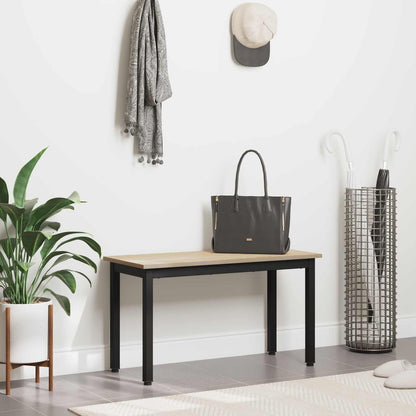 vidaXL Bench Sonoma Oak 80 x 35 x 45 cm Engineered Wood