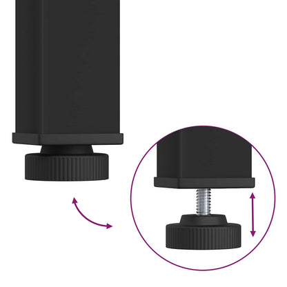 vidaXL Bench Grey Sonoma 80 x 35 x 45 cm Engineered Wood