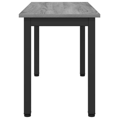 vidaXL Bench Grey Sonoma 80 x 35 x 45 cm Engineered Wood
