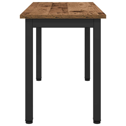 vidaXL Bench Old Wood 80 x 35 x 45 cm Engineered Wood