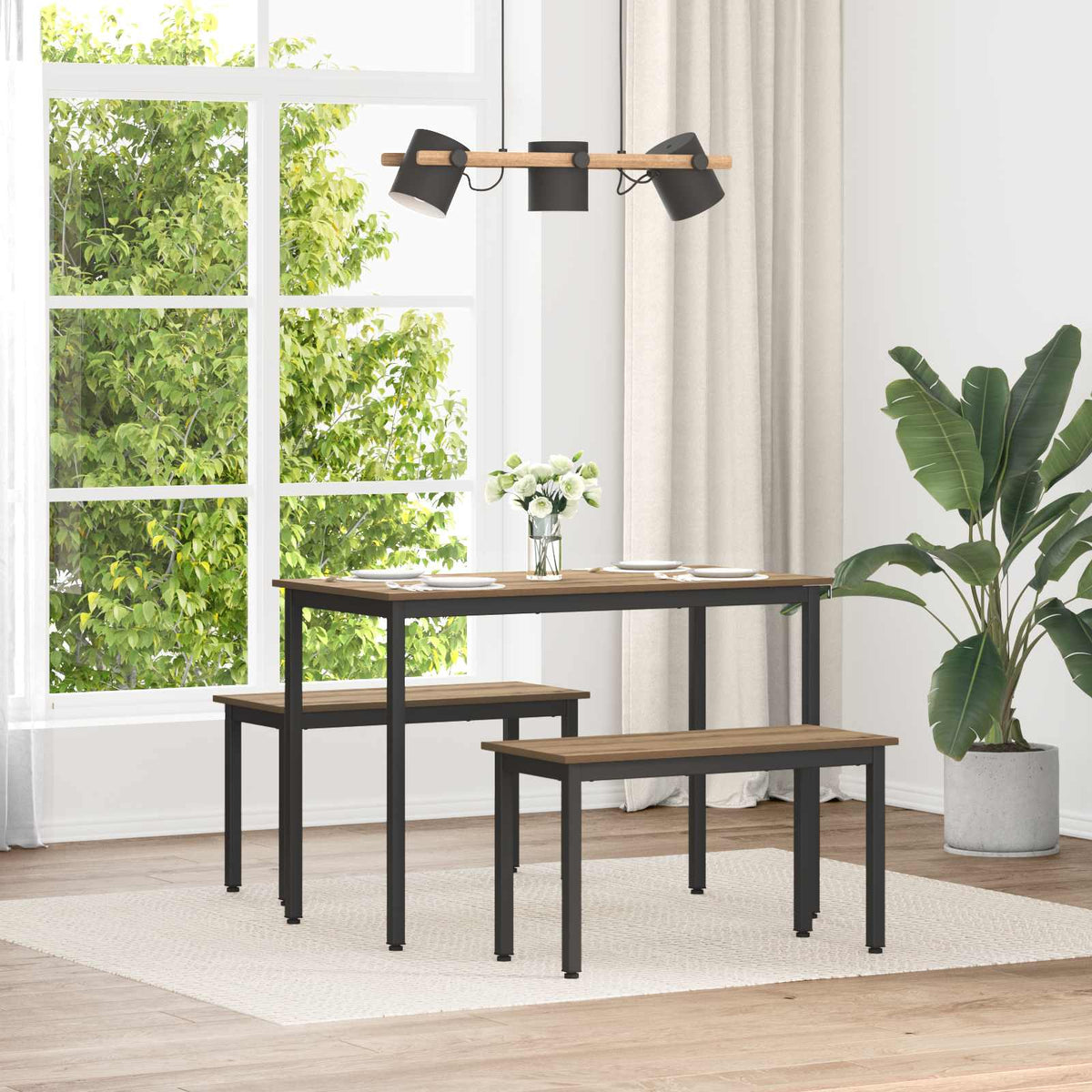 vidaXL Bench Artisian Oak 80 x 35 x 45 cm Engineered Wood