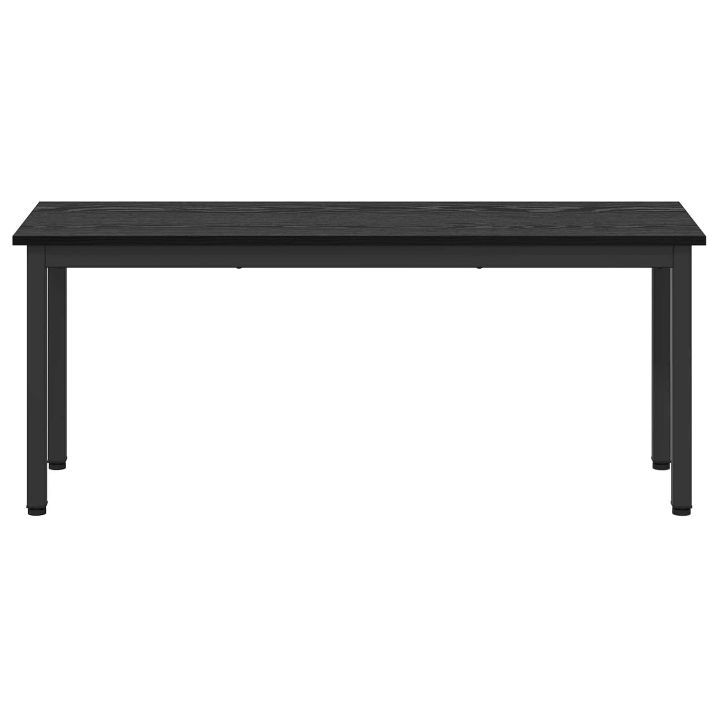 vidaXL Bench Black Oak 110 x 35 x 45 cm Engineered Wood