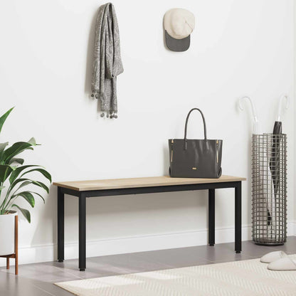 vidaXL Bench Sonoma Oak 110 x 35 x 45 cm Engineered Wood
