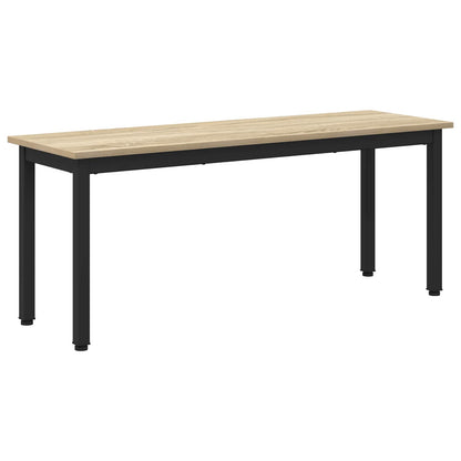 vidaXL Bench Sonoma 110 x 35 x 45 cm Engineered Wood