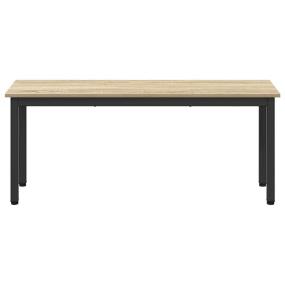 vidaXL Bench Sonoma Oak 110 x 35 x 45 cm Engineered Wood