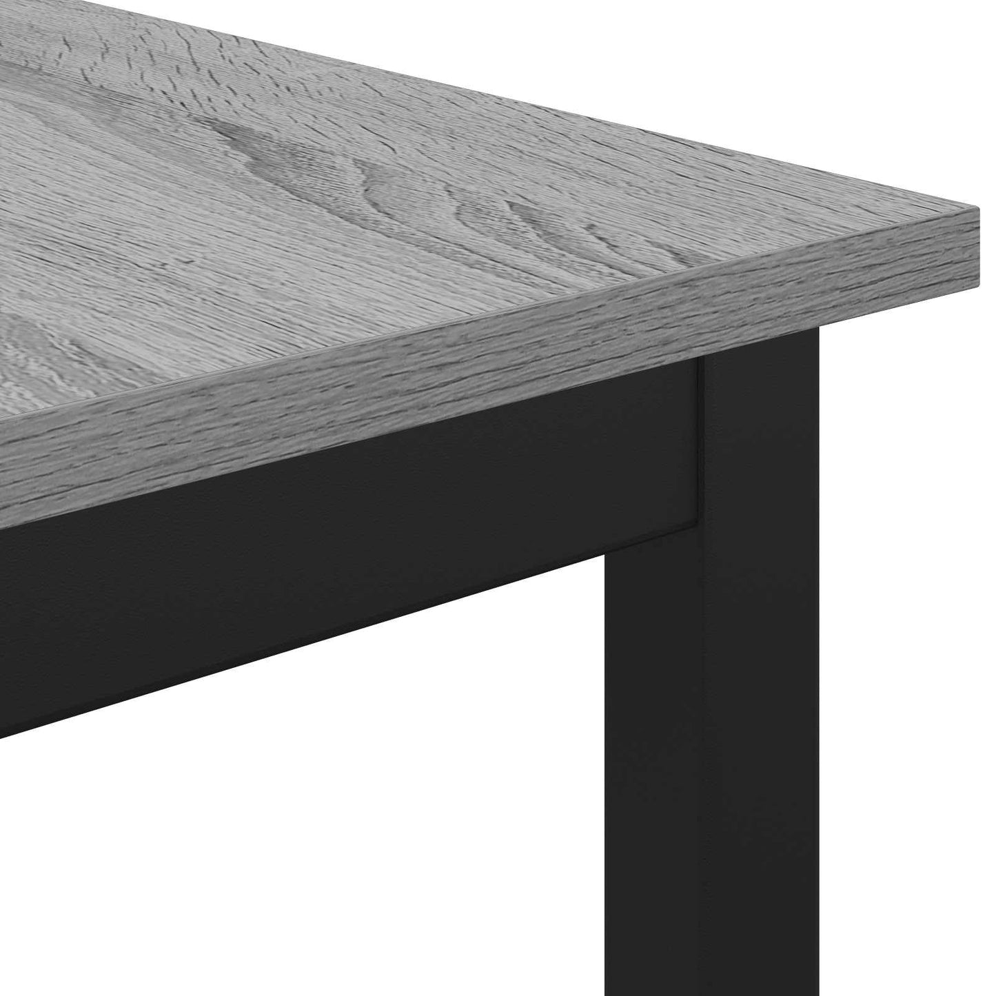 vidaXL Bench Grey Sonoma 110 x 35 x 45 cm Engineered Wood