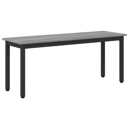 vidaXL Bench Grey Sonoma 110 x 35 x 45 cm Engineered Wood