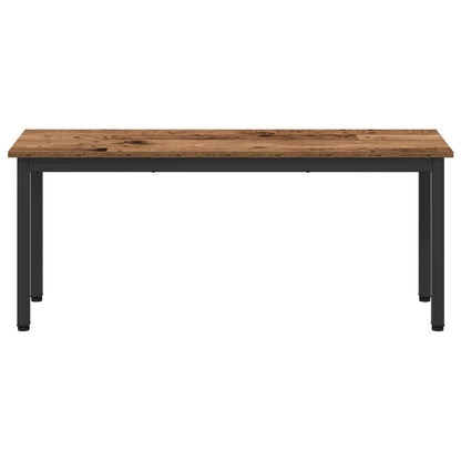 vidaXL Bench Old Wood 110 x 35 x 45 cm Engineered Wood