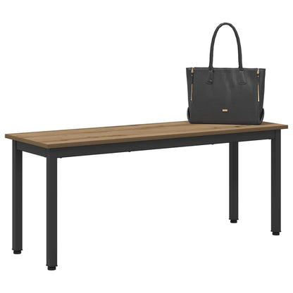 vidaXL Bench Artisan Oak 110 x 35 x 45 cm Engineered Wood