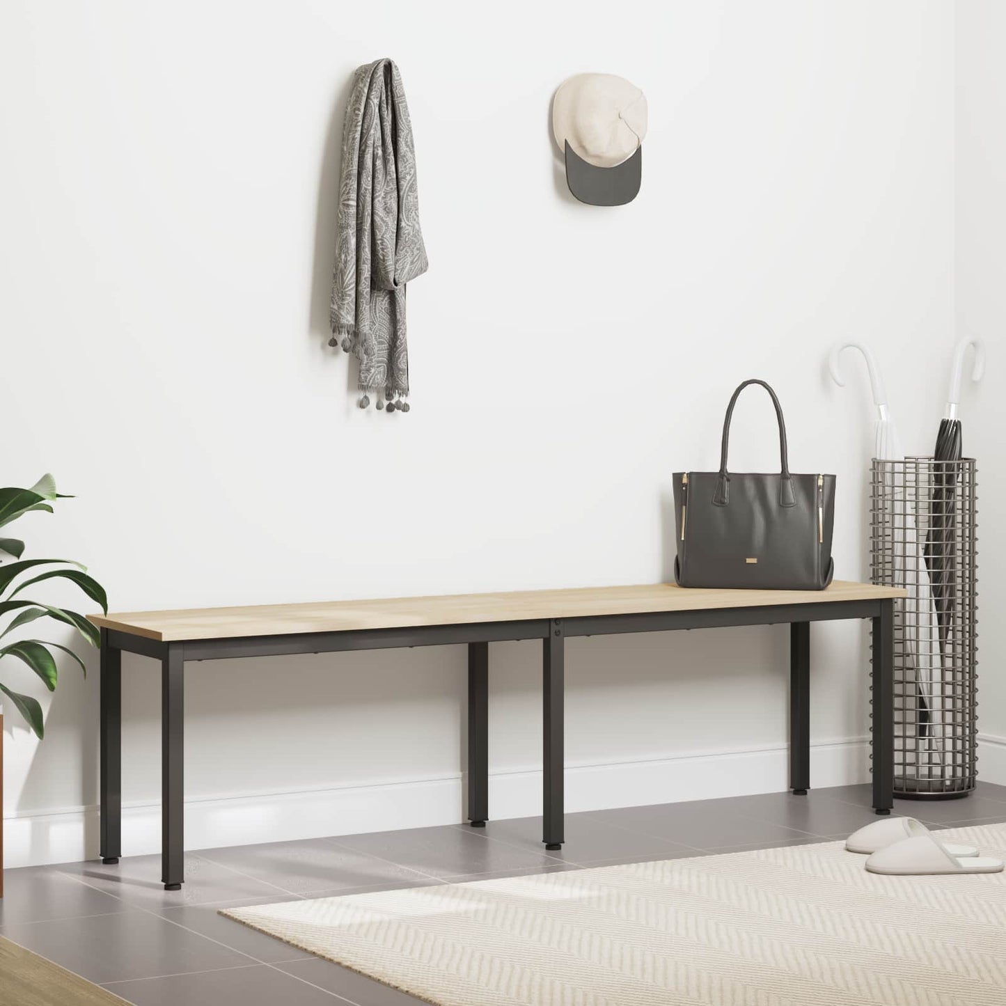 vidaXL Bench Sonoma 160 x 35 x 45 cm Engineered Wood