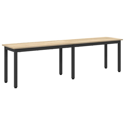 vidaXL Bench Sonoma Oak 160 x 35 x 45 cm Engineered Wood