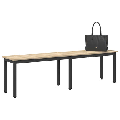 vidaXL Bench Sonoma Oak 160 x 35 x 45 cm Engineered Wood